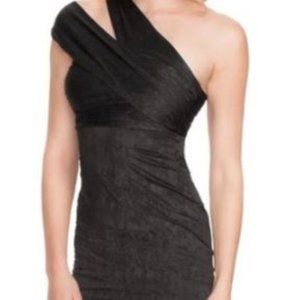 Guess asymmetrical slinky dress